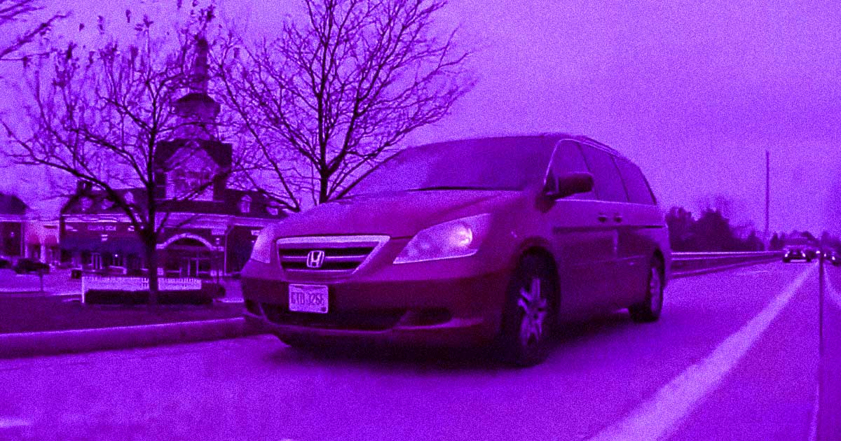 In a move seemingly done to express his Tesla hate, a man in a Honda Odyssey nearly ran a couple off the road in Avon, Ohio.