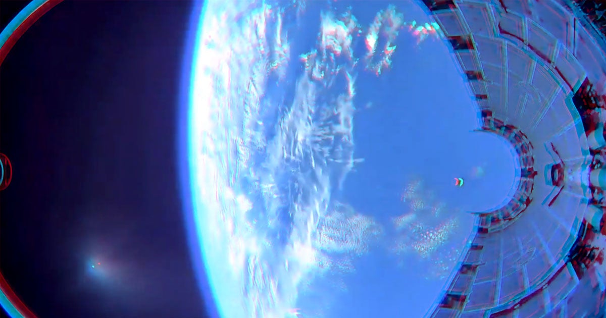SpaceX has released an amazing video that shows half of a nose cone (or fairing) from a Falcon Heavy rocket plummet back own to Earth.