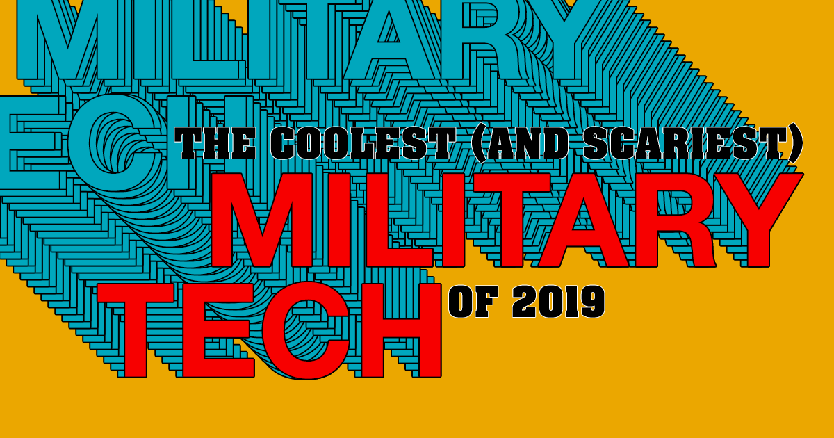 In a year filled with technological breakthroughs of all stripes, military technology really pushed the limits of what we thought was possible this year.