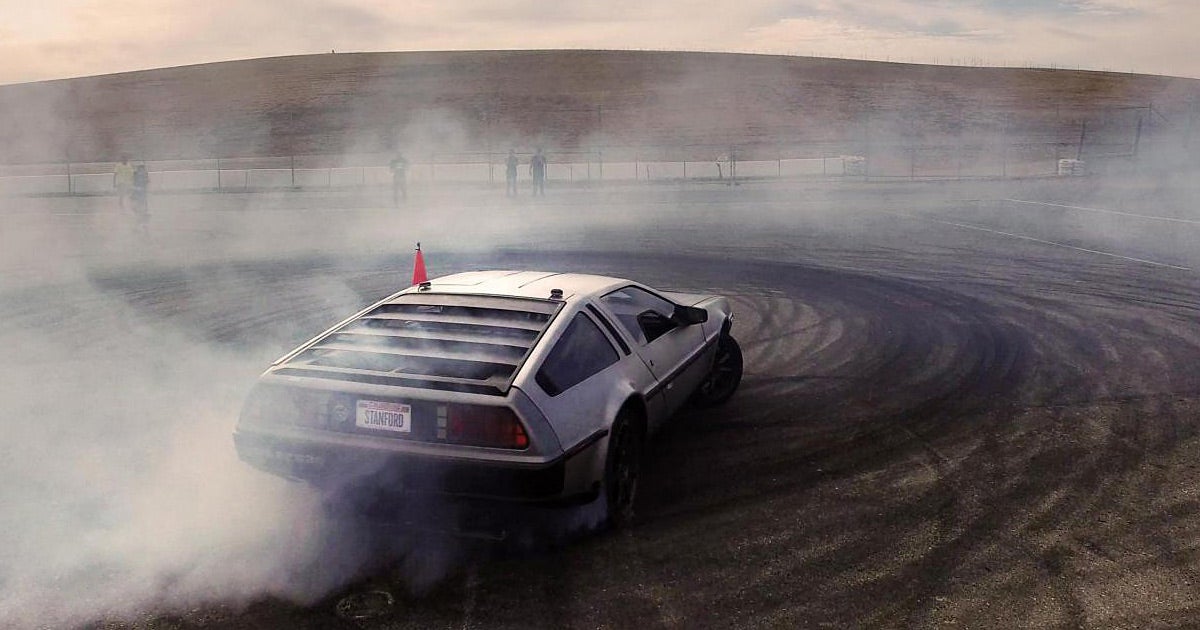 Engineers at Stanford have taught a self-driving DeLorean how to drift around a complex track that even human drivers would struggle with.