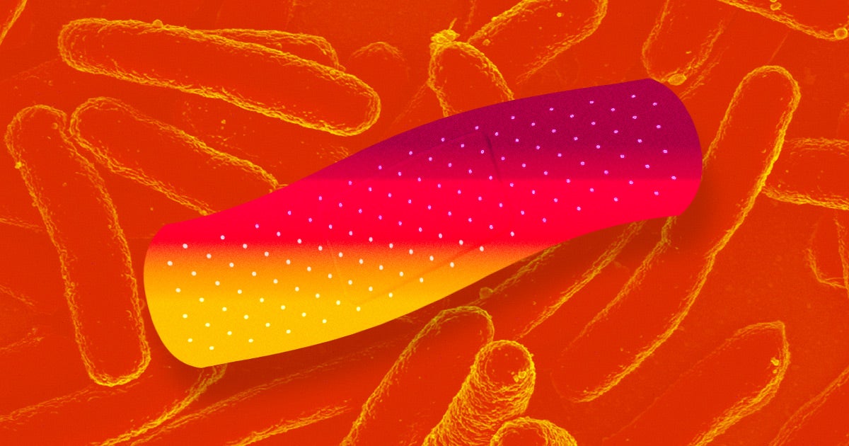 Researchers have created color-changing bandages that can both detect bacteria in wounds and also release drugs to kill it.