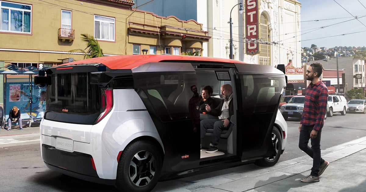Self-driving company Cruise has unveiled driverless SUV-sized car called "Origin" that's been designed from the ground up to never have a driver.