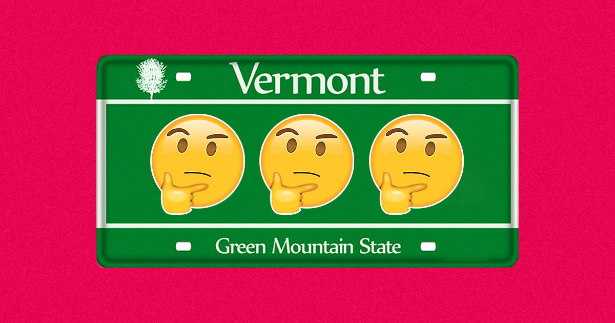 Vermont state rep Rebecca White has introduced a bill that would allow Vermont car owners to use one of six emojis on their vanity license plates.