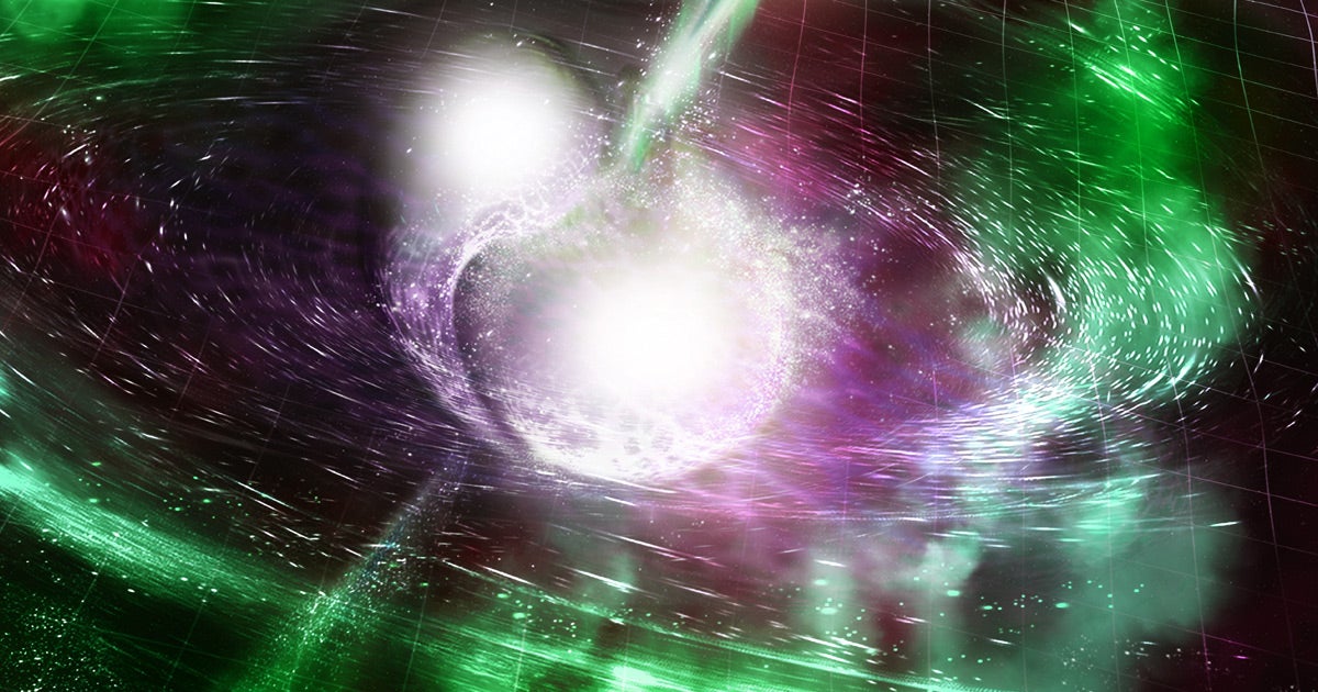 For the second time, LIGO researchers detected gravitational waves given off by a merging pair of neutron stars, but the collision challenges their models.