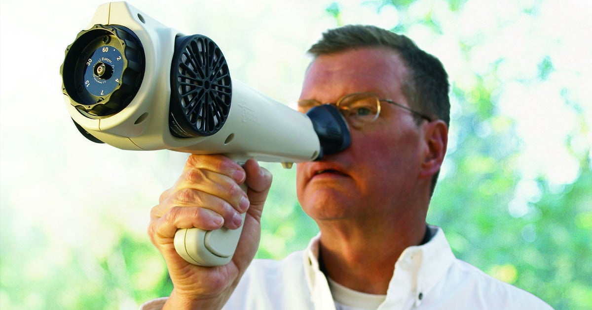 A small Michigan town is spending $3,400 on a Nasal Ranger, a bizarre-looking device it hopes will help it sniff out illegal marijuana plants.