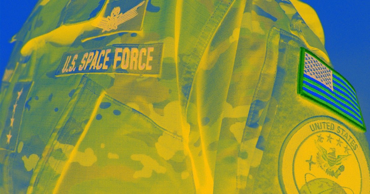 The U.S. Space Force caused a social media frenzy by tweeting out a photo of its utility uniform nametapes on camouflage uniforms.