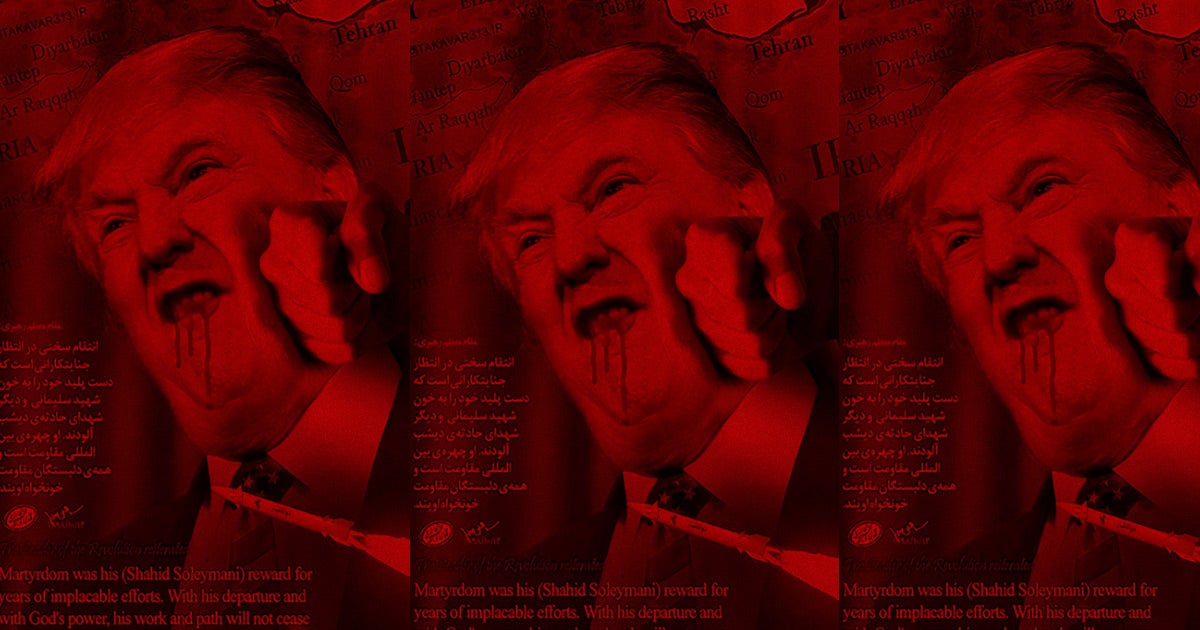 Hackers placed a pro-Iran propaganda image of U.S. President Donald Trump being punched in the face on the homepage of a U.S. government-run website.