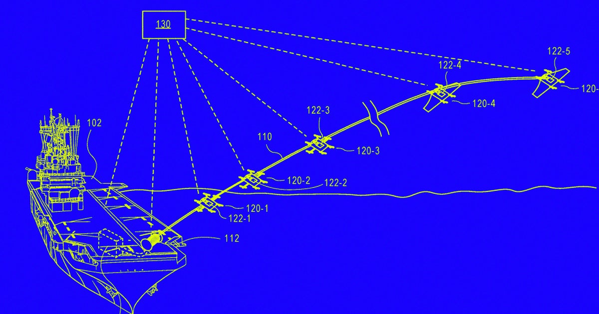 A newly published Amazon patent that dates back to 2017 lays out plans for a ship-based launch system that whips paylods into space using a miles-long whip.