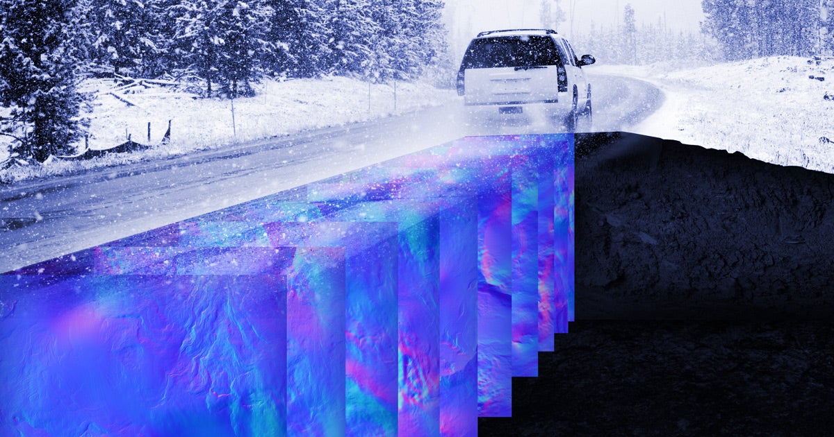 MIT is working on self-driving technology that allows cars to "see" through the ground up to a depth of ten feet below the surface of the road.