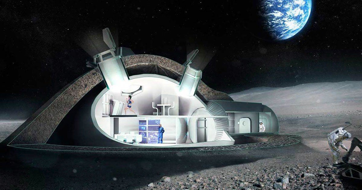 In an experiment, a team of European researchers attempted to use the main compound in human urine and lunar regolith to create a resilient concrete.