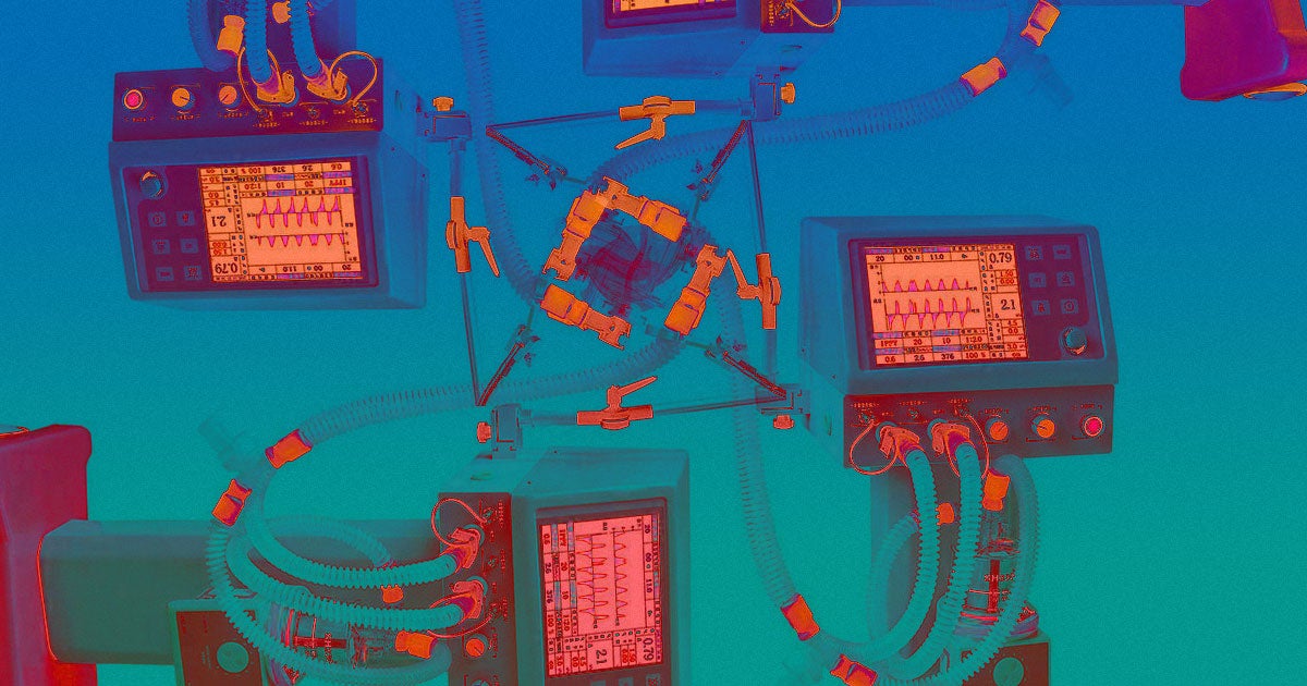 Doctors considered treating more severe cases of COVID-19 by splitting one ventilator among four patients. But that would put all four in greater danger.