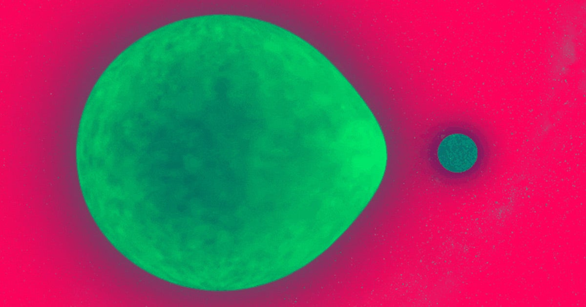 A team of astronomers have discovered a strange star that oscillates only on one side, causing it to be distorted into a teardrop shape.