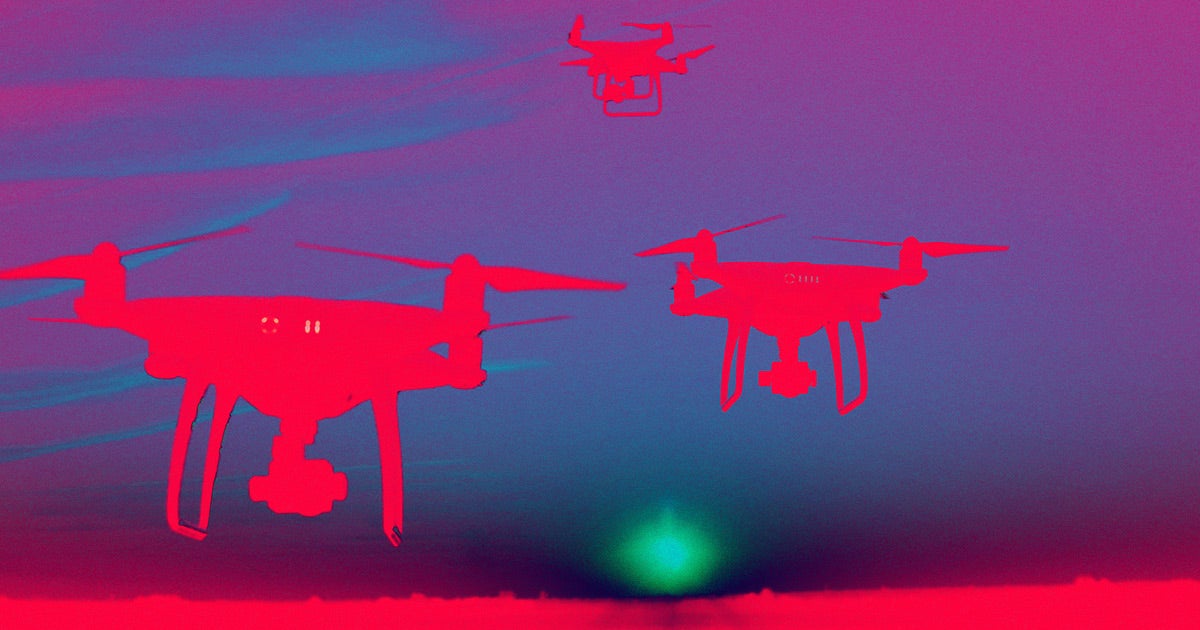 Police in Spain are using drones to broadcasting messages that urge people to go home and quarantine themselves.
