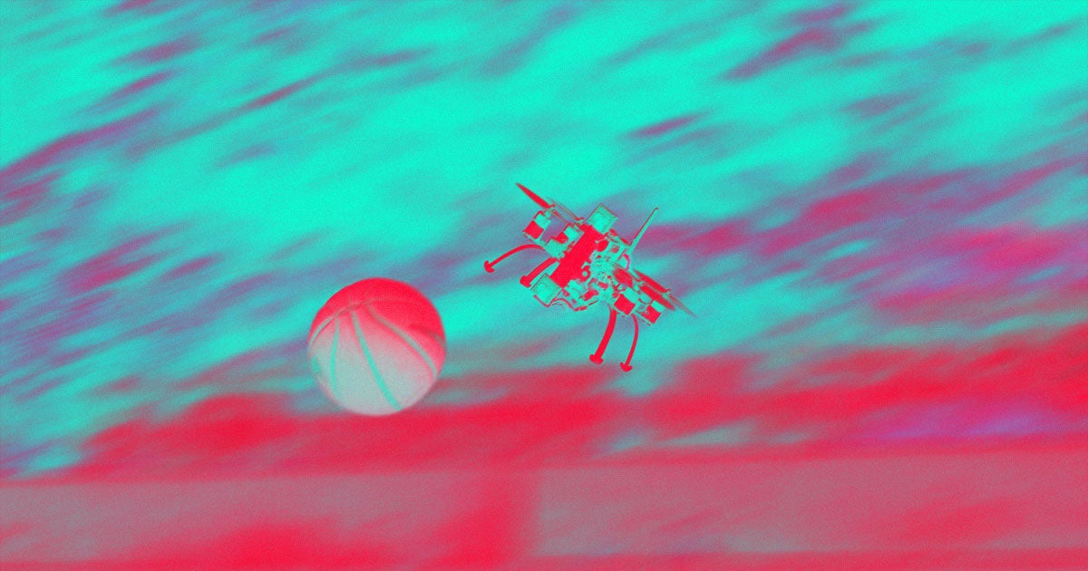 A team of engineers have developed technology that allows a drone to dodge obstacles, including basketballs flung at high speeds.
