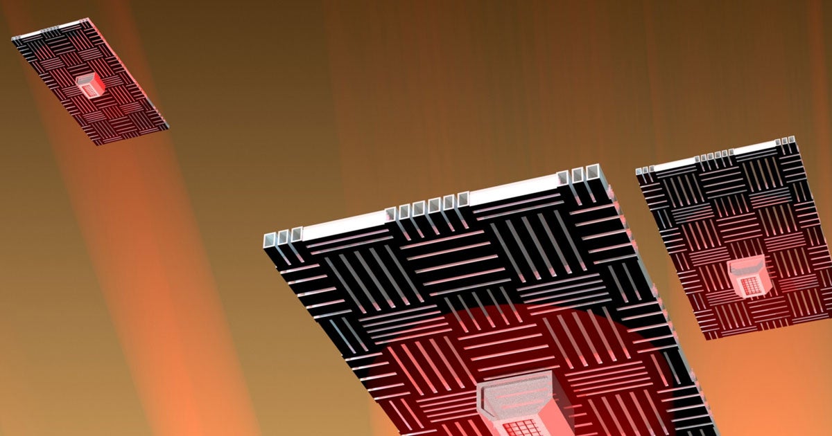 Researchers at the University of Pennsylvania are suggesting we could explore the surface of Mars using a fleet of "nanocardboard" aircraft.