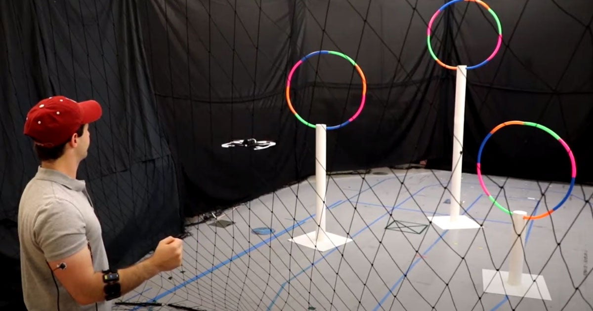 Researchers at MIT have developed a Jedi mind control system that allows you to control a drone by just twisting and lifting your forearm.