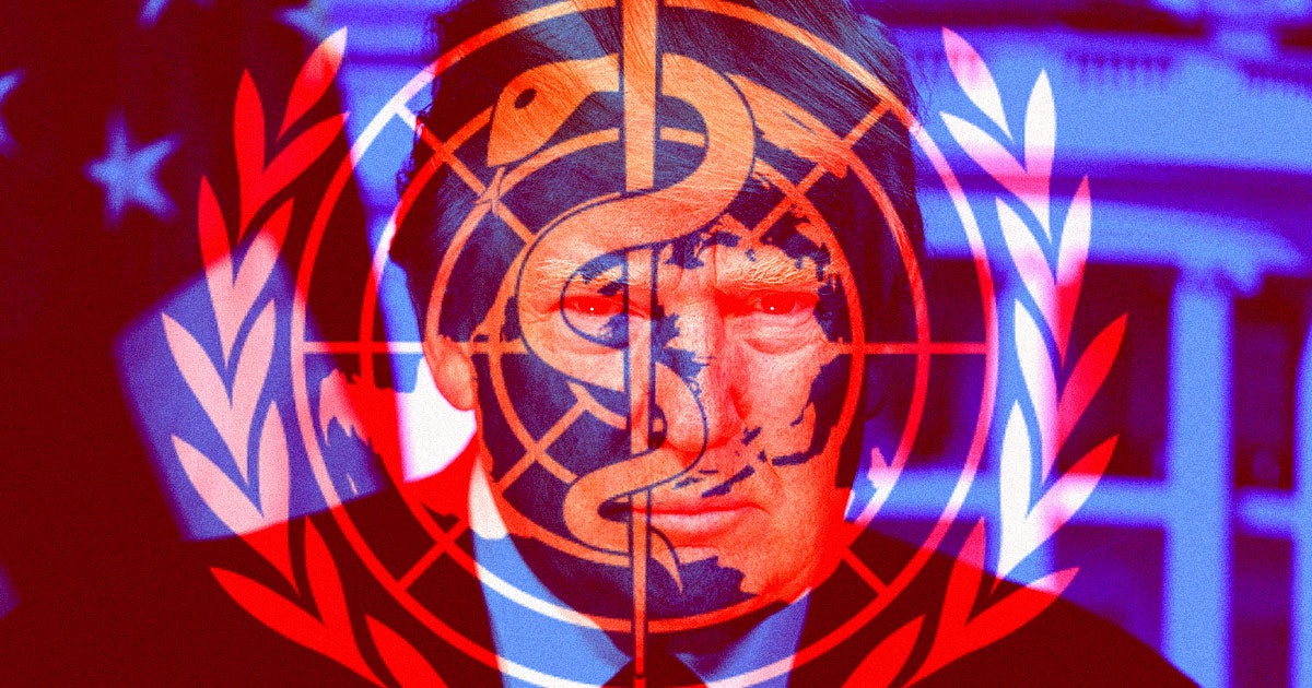 During a press briefing for the White House coronavirus task force, Trump threatened to pull funding for the WHO, but backtracked when he was challenged.