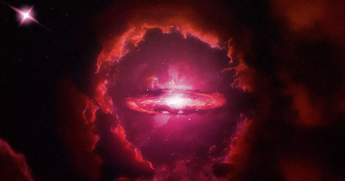 Astronomers have discovered that a massive rotating disk galaxy called the Wolfe Disk dates back to only ten percent of our universe's current age.