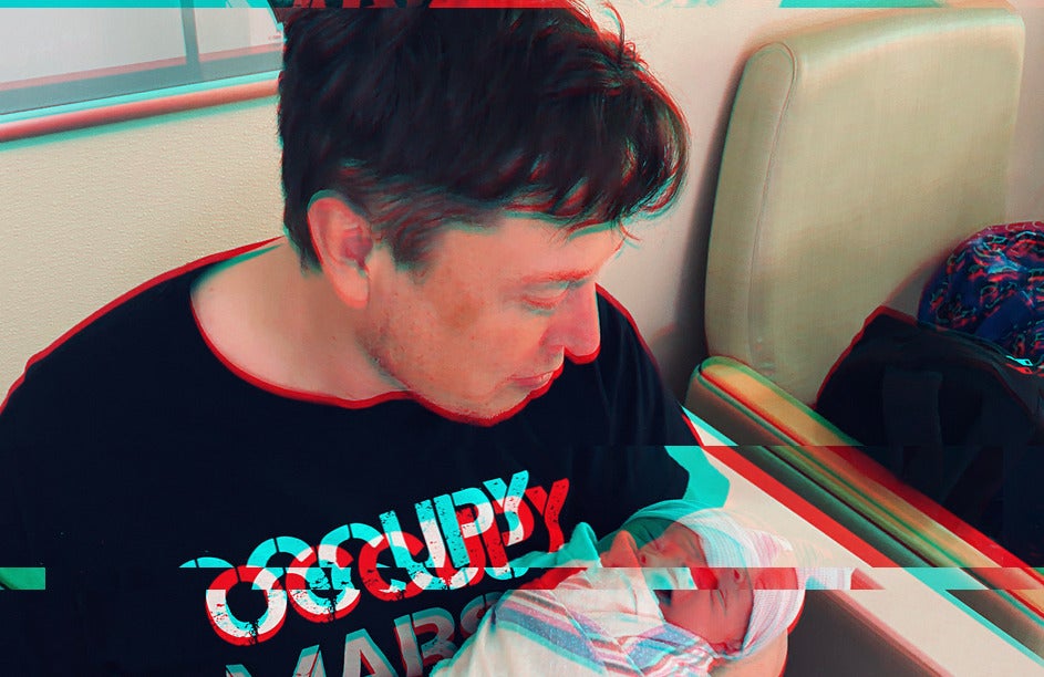 SpaceX CEO Elon Musk and musician Claire "Grimes" Boucher had a baby last night, Musk tweeted.Its name, he says, is "X Æ A-12 Musk."