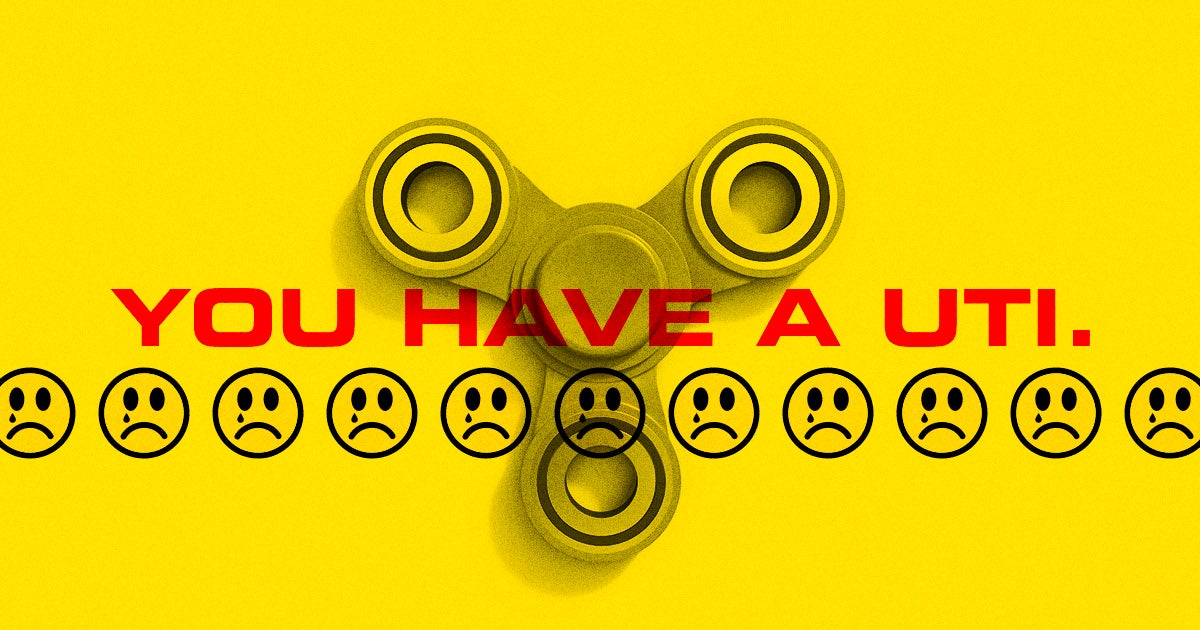 A new medical device that looks and spins like a fidget spinner can test for and diagnose a urinary tract infection in under an hour.