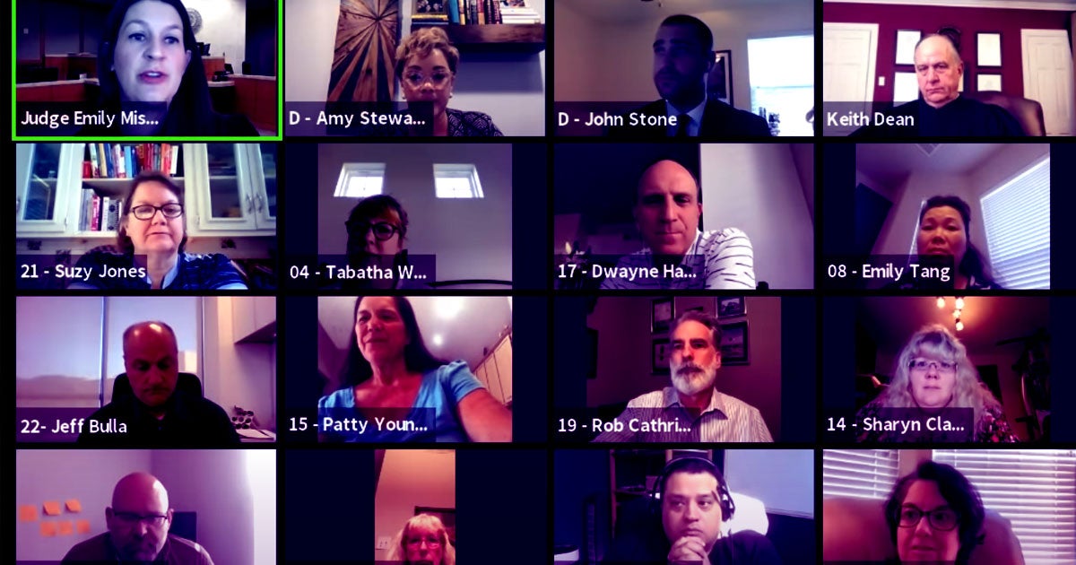 A Texas courtroom is experimenting with the videoconferencing software Zoom, which it's using to hold a jury trial this week.