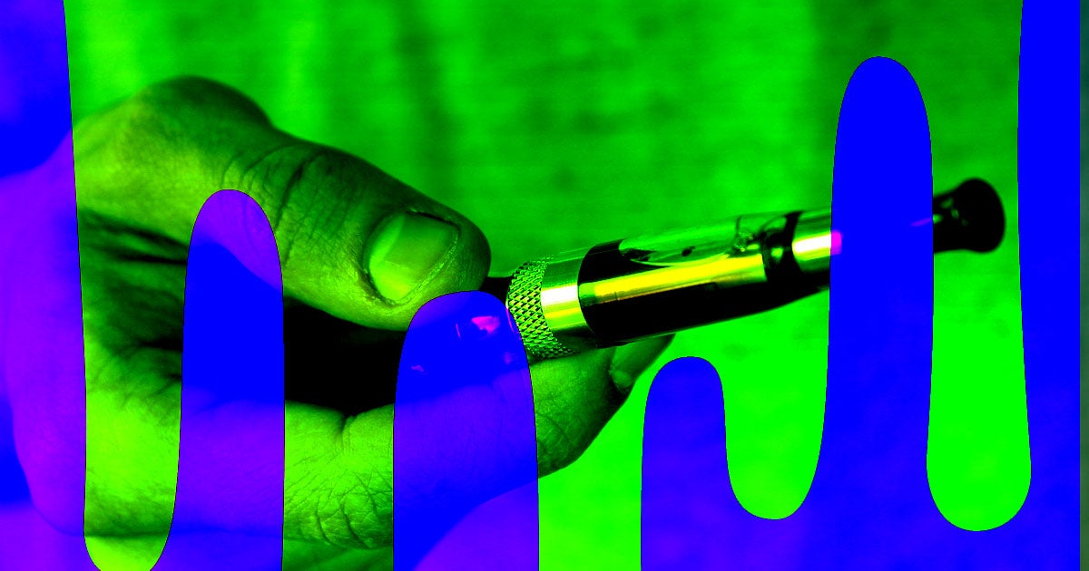 Regularly hitting a vape can mess up your mouth's microbiome so much that harmful bacteria start producing a layer of slime.