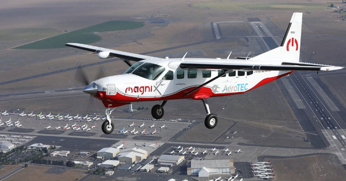 The largest electric plane yet just flew for half an hour after taking off for the first time. It's a promising sign for the future of clean aviation.