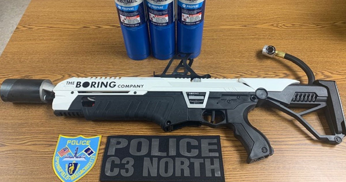 Police in Massachusetts say they seized one of the Boring Company's Elon Musk flamethrowers during a routine traffic stop.