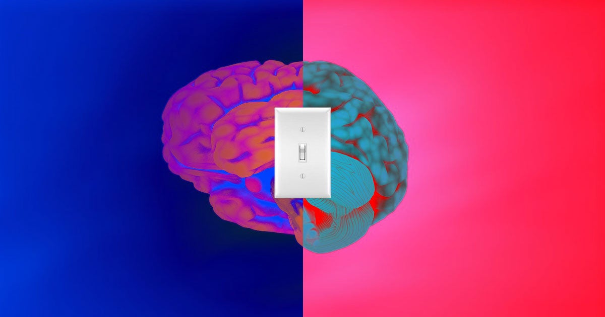 As part of a Huntington's trial, researchers found that high doses of ketamine were capable of switching on and off the brain activity in sheep.