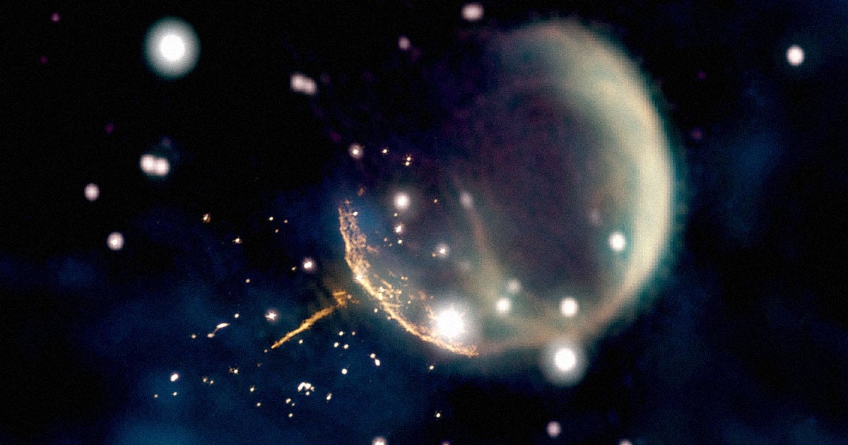 A bizarre star system: a collapsed pulsar and white dwarf binary orbiting a second white dwarf, upheld a major tenet of Einstein's general relativity.