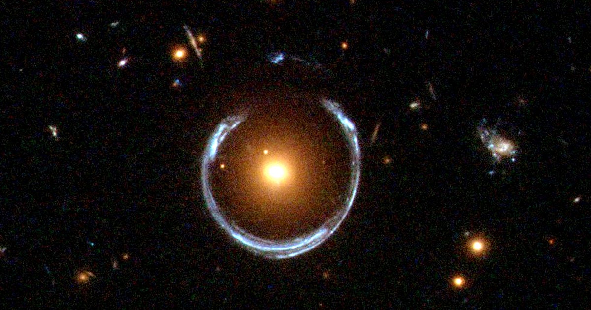 Scientists under lockdown revisited an Einstein ring discovered in 1987 to fill in some of the gaps in our understanding of space.