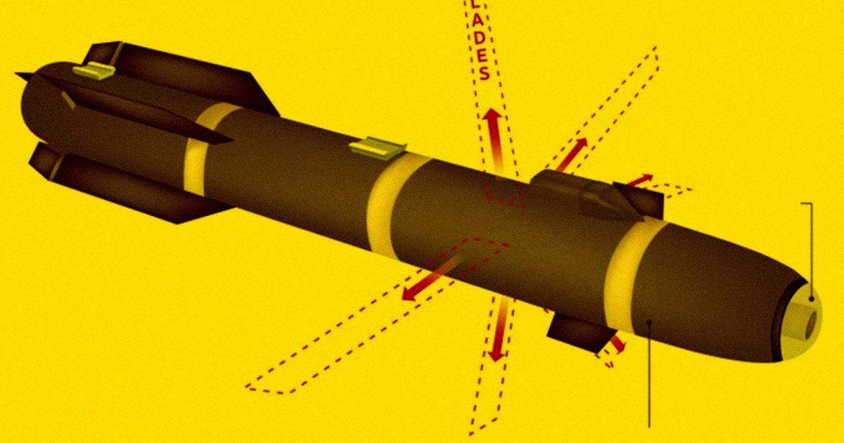 US armed forces killed the suspected head of a Qaeda affiliate in Syria this month using an inert Hellfire missile warhead with six blades.