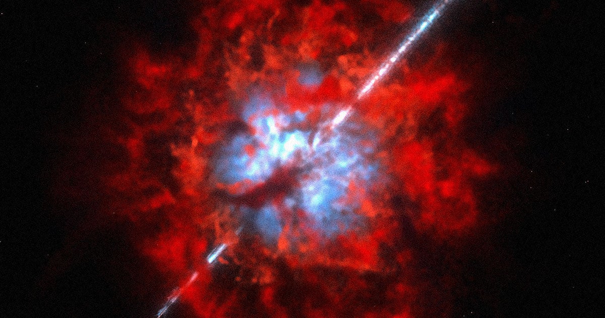 With a bit of luck and great timing, astronomers managed to capture a fleeting gamma ray burst from ten billion years ago when its afterglow reached Earth.