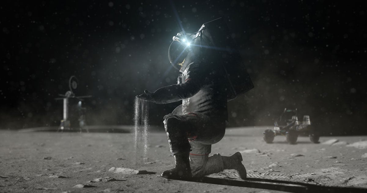 NASA is asking university students to come up with a solution to a "messy problem:" lunar dust. It's not only extremely sticky, it's also a health threat.