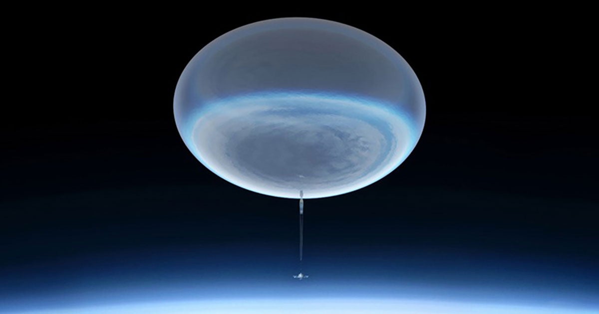NASA is planning to watch newborn stars from high up in the Earth's atmosphere using a gigantic football stadium-sized balloon.