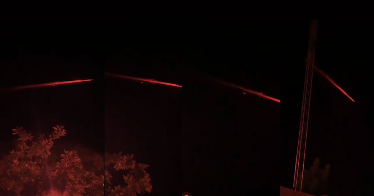 A second stage of a Russian rocket that launched a mysterious spacecraft  reentered the Earth's atmosphere over the weekend, burning up like a comet.
