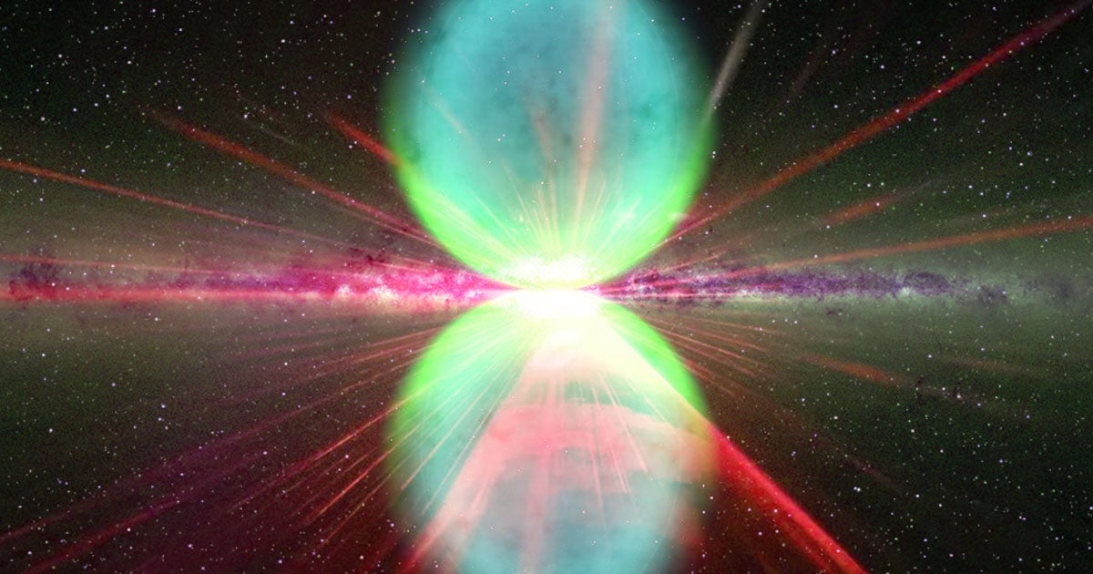 Astronomers have observed that two bubbles around the center of the Milky Way are spitting out clusters of cold molecular gas "like bullets."