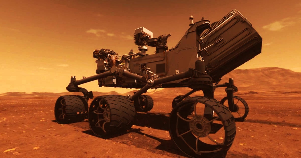 The team behind NASA's Curiosity Mars rover have uploaded a fascinating GIF video of a dust devil rolling over the Red Planet's Gale crater.
