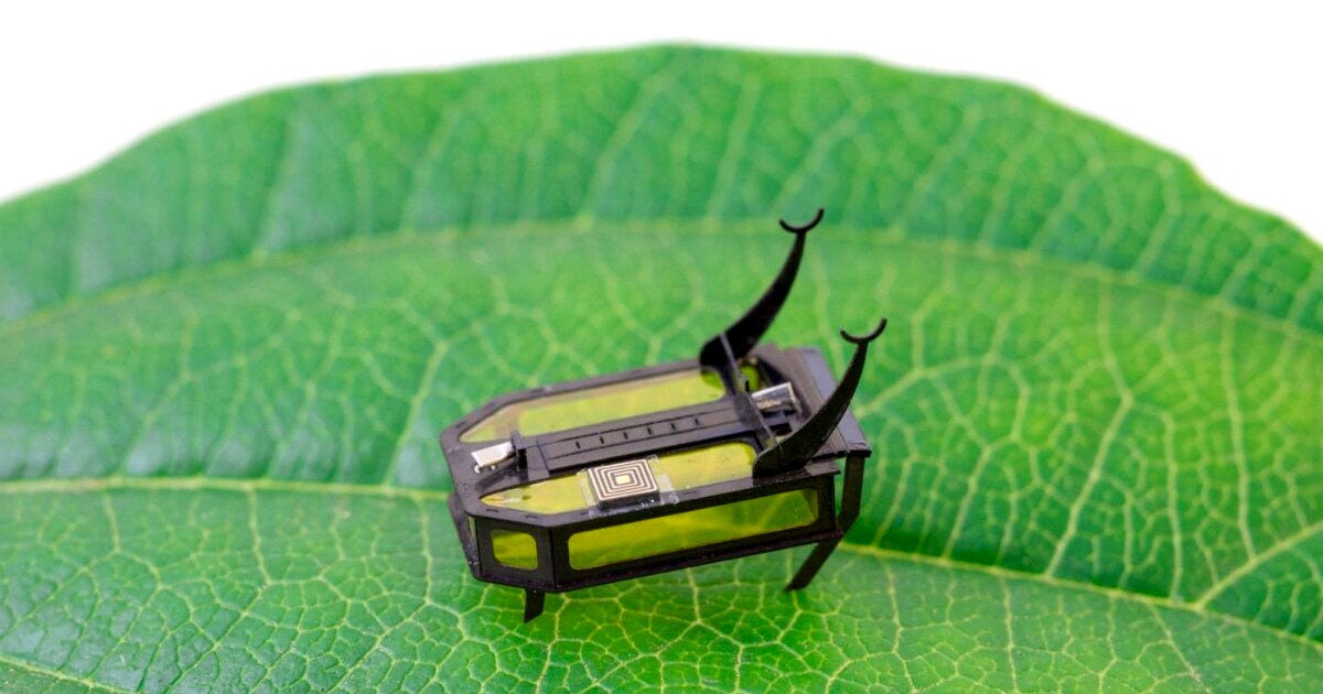 A team of researchers have built a tiny microbot that weighs less than a gram and can run entirely on methanol, a type of alcohol.