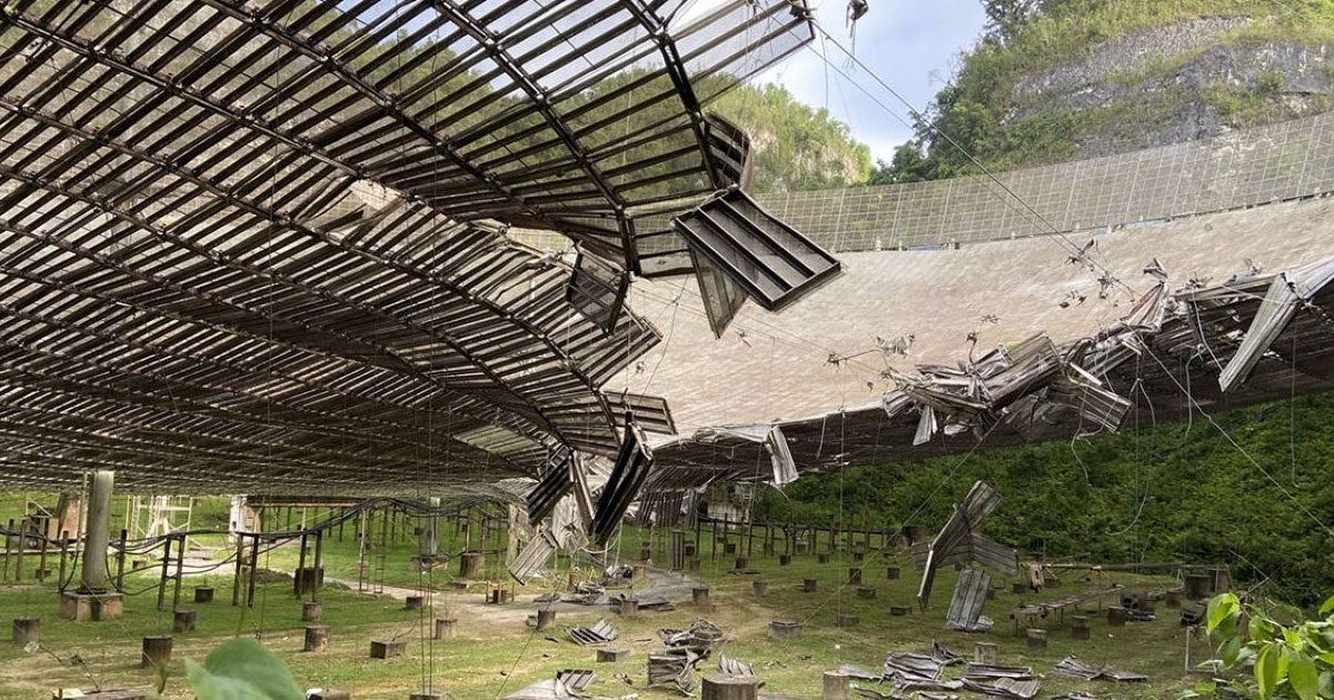 The Arecibo Observatory, a staple of the SETI research community, will be out of commission for months after a supper cable mysteriously fell.