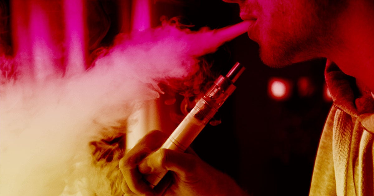 According to a new study published today in the Journal of Adolescent Health, young adults who vape are way more likely to be diagnosed with COVID-19.