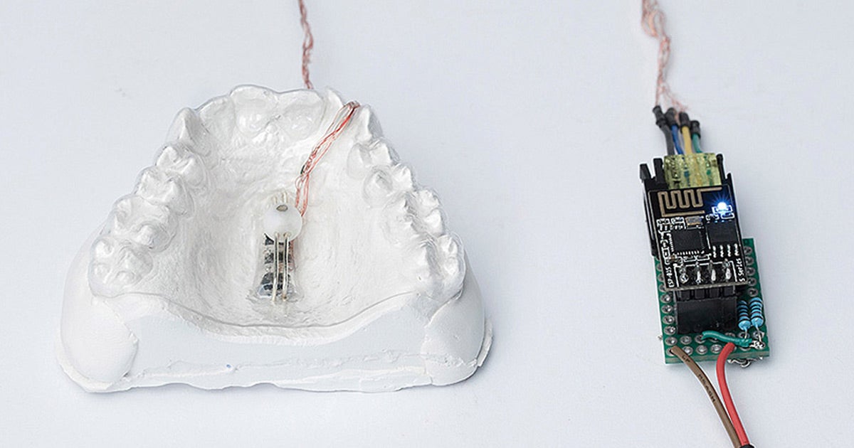 Graduate designer Dorothee Clasen has come up with an unusual new way to interface with a computer: a tongue-operated controller.