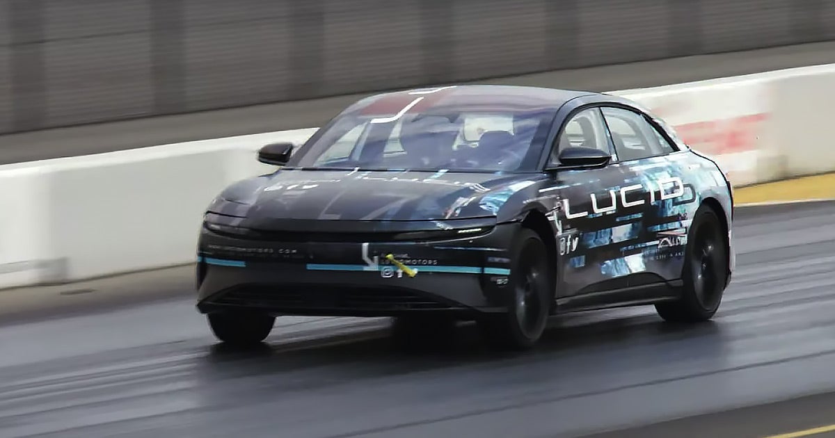 Tesla competitor Lucid Motors claims to have beaten a Tesla Model S in a quarter mile race, covering the distance in a blistering 9.9 seconds.