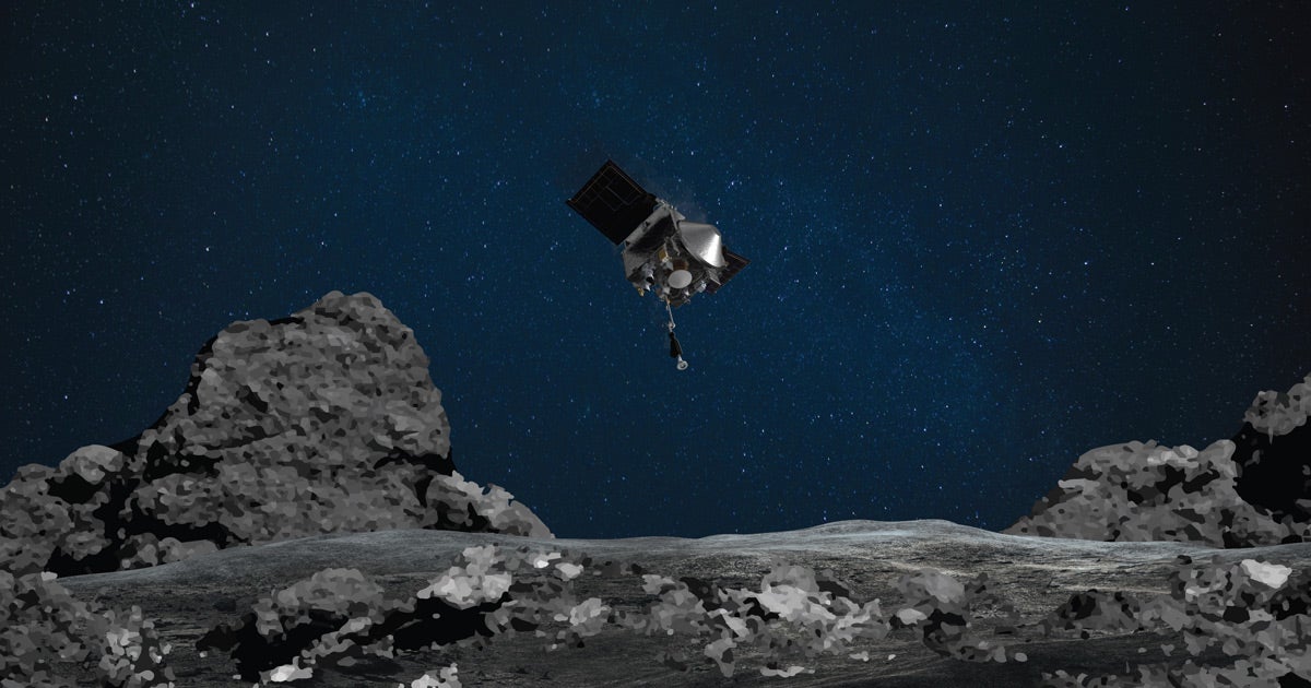 NASA's OSIRIS-REx spacecraft got an up-close look at the asteroid Bennu as it crumbled apart and left a trail of debris and particles in its wake.
