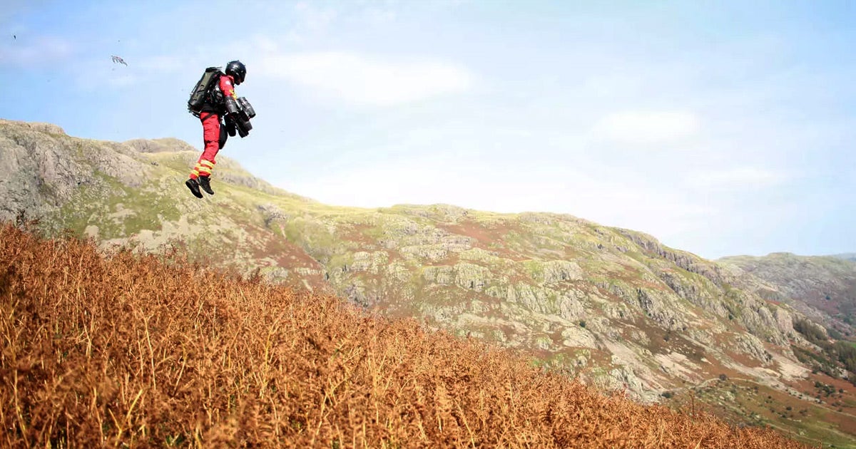 A UK helicopter emergency services charity is in talks with Gravity Industries to allow paramedics to jetpack up a mountain to provide first aid.