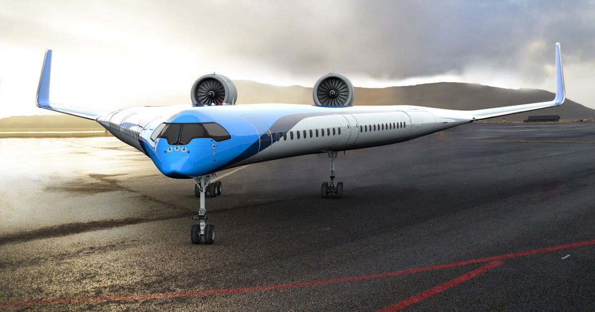 Engineers ran a flight test of a model Flying-V, the experimental plane that has seats inside its wings, for the first time.