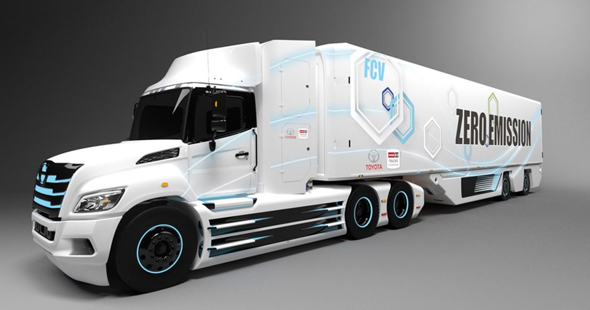 Toyota has announced it will officially develop a production hydrogen fuel cell-powered, electric semi truck, a collaboration with manufacturer Hino.