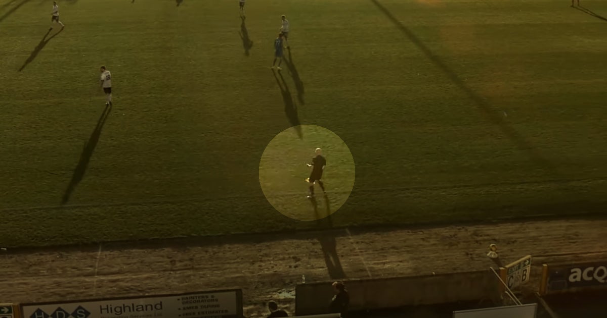 An AI-powered camera decided to follow the bald head of a linesman at a Scottish soccer game instead of the ball.