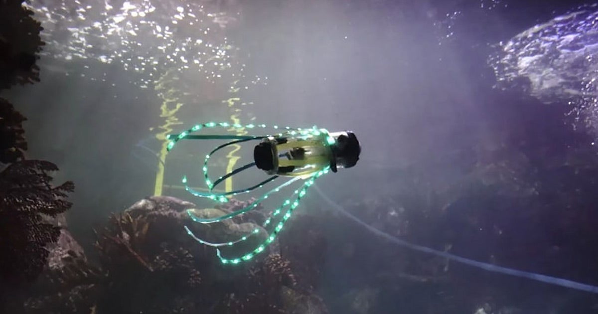 A team of engineers at the University of California San Diego have built a squid robot that can propel itself through water just like the real thing.