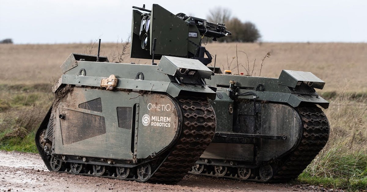 A top British general speculated that in the 2030s, robot soldiers could make up as much as a quarter of the British army.
